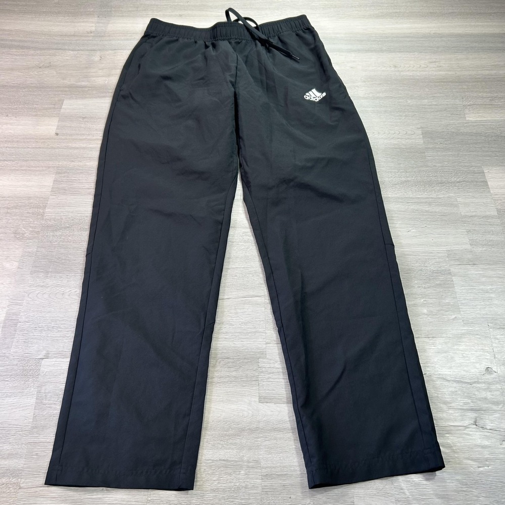 Adidas AEROREADY Track Pants Mens Large Black Elastic Waist Athletic HF7200